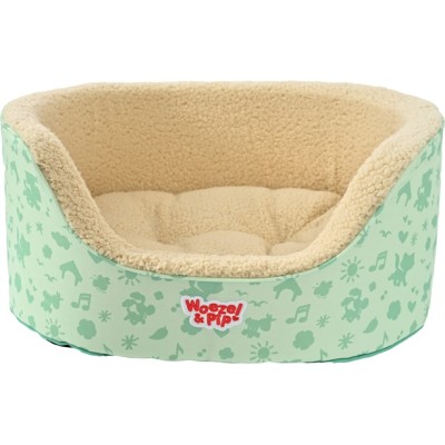 Woezel en Pip Slaapmand met Rand - Groen 60cm